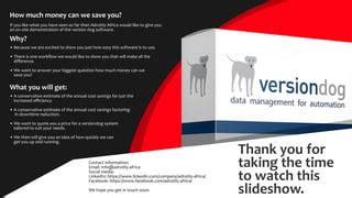 versiondog price|versiondog info.